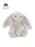 Jellycat, застенчивый серебряный плюшевый кролик, успокаивающая кукла, игрушка, Великобритания, свадебный подарок