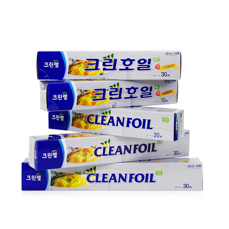 韩国家用锡纸烘焙烤纸烧烤鱼空气炸锅铝箔纸加厚耐高温烤箱用锡箔