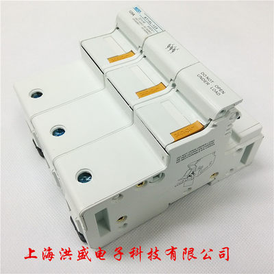 茗熔MRO熔断器底座RT18L-125-3P 22x58 R017 RT18-125 保险丝座子