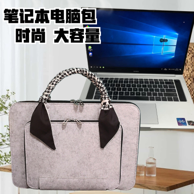 联想手提毛毡中国风时尚电脑包