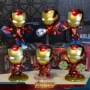Marvel Avengers 4 Iron Man Lắc đầu búp bê Shining Q Edition Hand Model Đồ chơi Ô tô Trang trí - Capsule Đồ chơi / Búp bê / BJD / Đồ chơi binh sĩ mô hình anime one piece