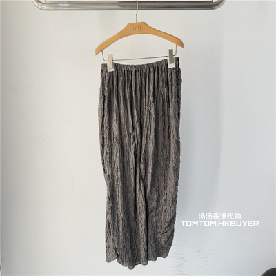 香港正品代购 LAUREN MANOOGIAN 25秋冬 褶皱纹理中长半身裙