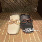 代购 拖鞋 Pedro 25春夏 香港正品 包头平底鞋 Garcia 带缀饰时尚