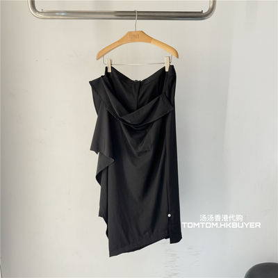 香港正品代购 Yohji Regulation 25秋冬不对称时尚半身裙