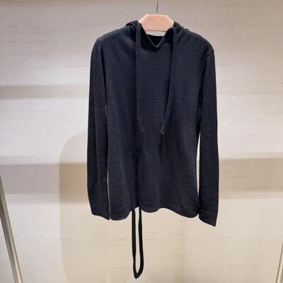 香港正品代购 Yohji Regulation 25秋冬 连帽针织套头上衣