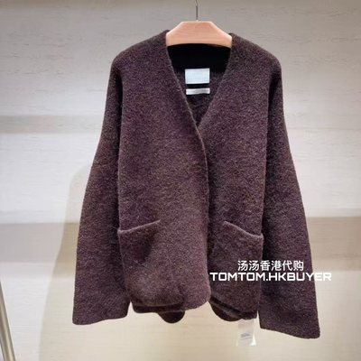 香港正品代购 Lauren Manoogian 25秋冬宽松V领针织开衫