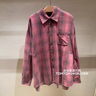 香港正品代购 Our Legacy 25秋冬 经典撞色格子休闲衬衫