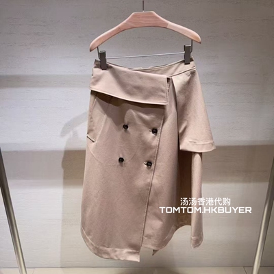 香港正品代购 Rohe 26春夏新款 不对称双排扣时尚半身裙