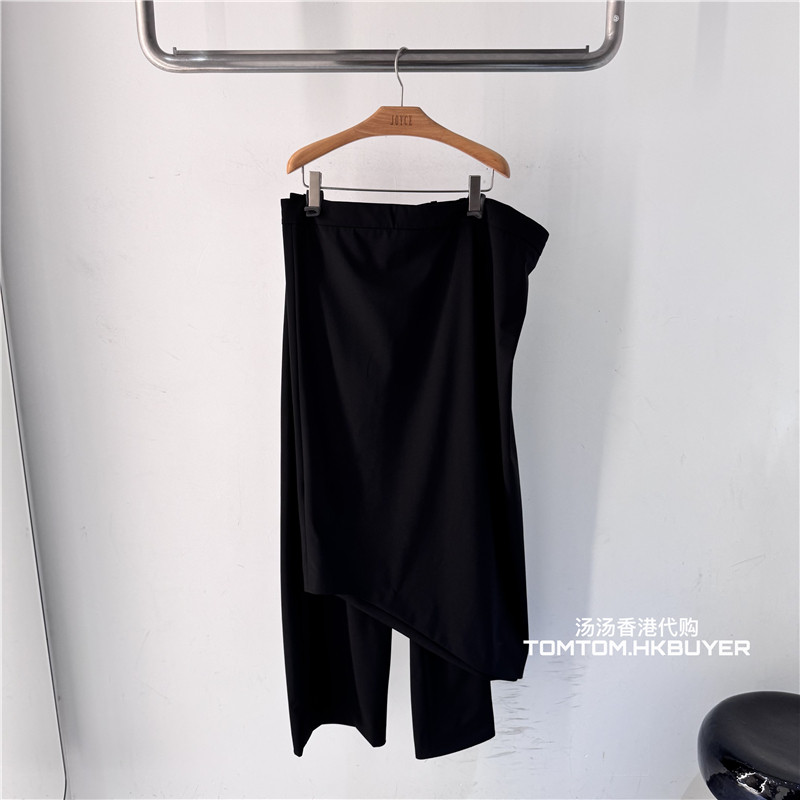 折扣 香港正品代购 Alainpaul 25春夏 单边拼布裙裤休闲裤