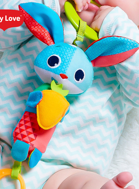 TinyLove婴儿床铃推车毛绒玩具挂件挂饰宝宝可入口安抚风铃玩偶
