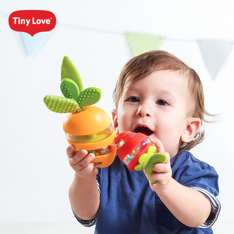 tinylove益智新生儿听抓握摇铃