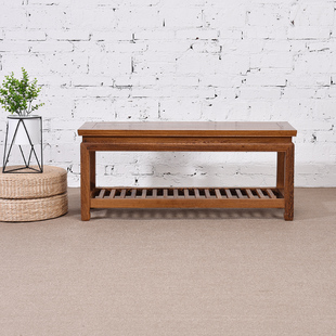 红木家具鸡翅木长条凳实木中式玄关换鞋凳家用门口沙发凳子长方形