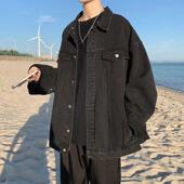 宽松潮牌高街痞帅上衣 新款 oversize工装 牛仔夹克外套男2025春秋季