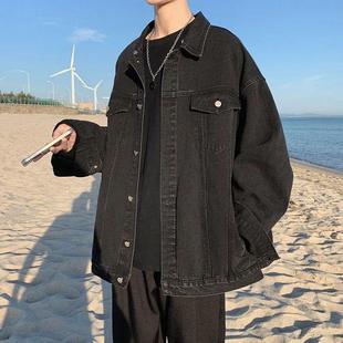 宽松潮牌高街痞帅上衣 新款 oversize工装 牛仔夹克外套男2025春秋季