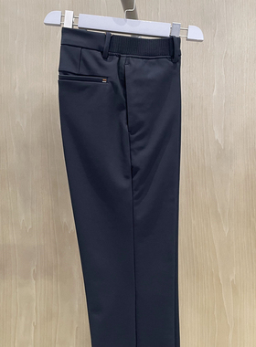 2023新款卡尔丹顿专柜秋冬季正品男士抗皱休闲长裤 KDBW42203NYN6