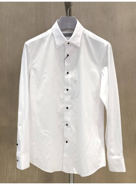 2022新款卡尔丹顿专柜春季正品男士长袖衬衫衬衣KCAS13503HAW1