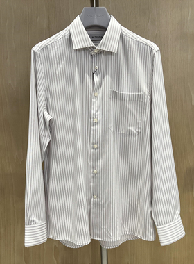 2024新款卡尔丹顿专柜春季正品男士长袖衬衫衬衣 KEAS13521SDC1