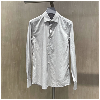 2022新款卡尔丹顿专柜春季正品男士长袖衬衫衬衣KCBS23606PAC2