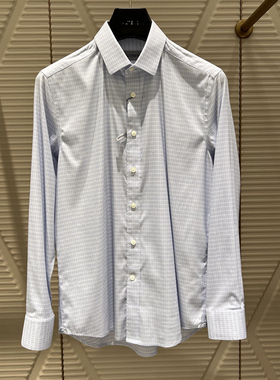 2025春季新款卡尔丹顿专柜正品男士商务长袖衬衫KFAS13514CAN1