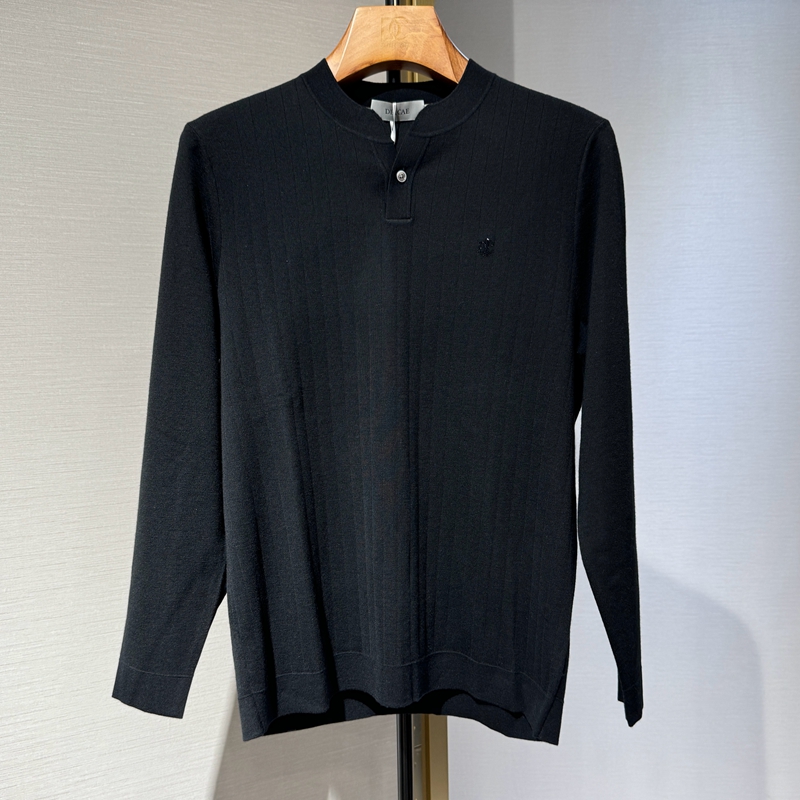 新款迪赛DEICAE专柜秋季正品男士长袖绵羊毛针织衫毛衣213131206