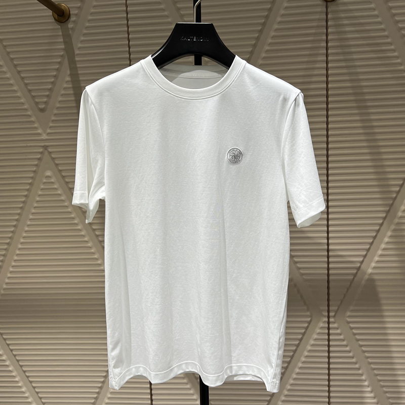 2024新款卡尔丹顿专柜正品夏季男装休闲短袖T恤衫 KEBS20124RAW1