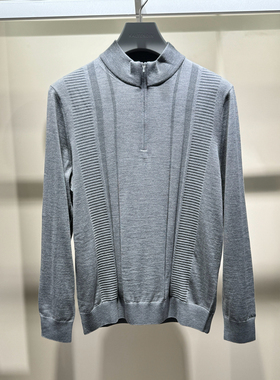 卡尔丹顿专柜秋冬新款正品男装羊毛长袖针织衫毛衣KCBW24131RAG1