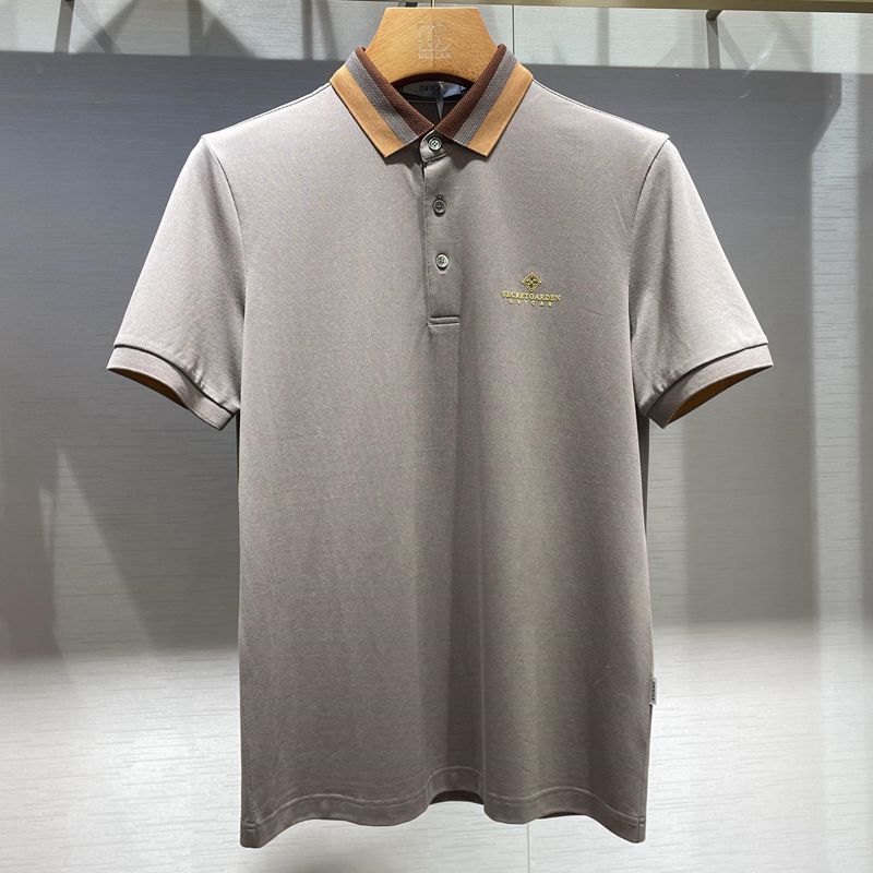 2023新款迪赛DEICAE专柜夏季正品男装短袖针织衫T恤衫113121278