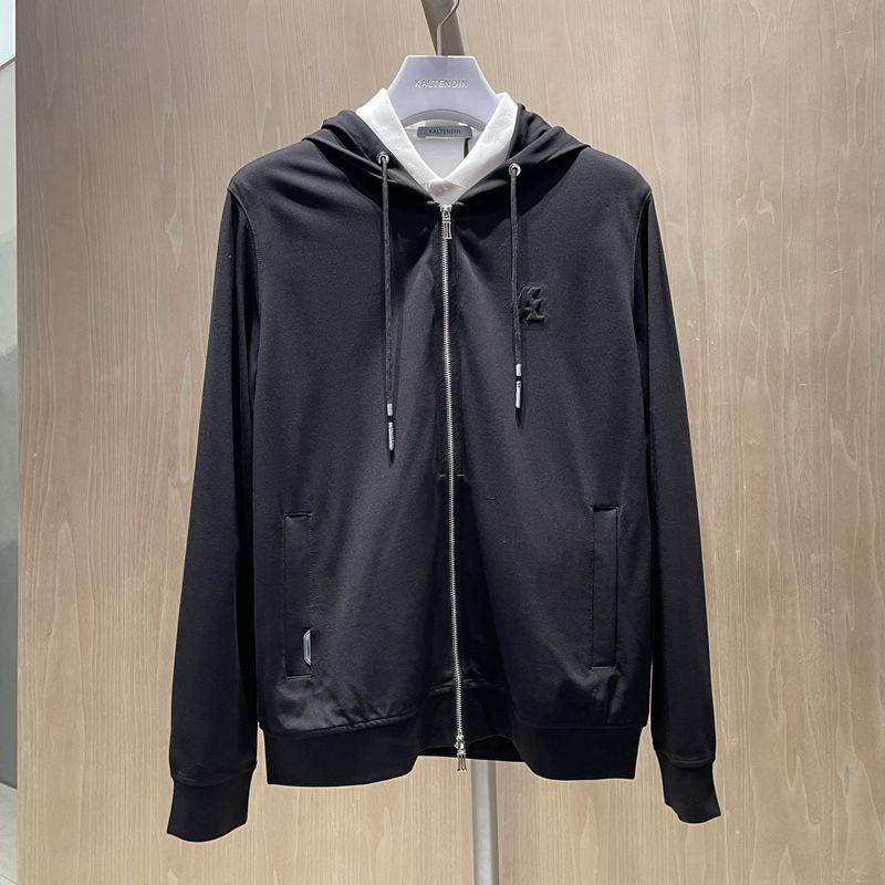 2023新款卡尔丹顿专柜正品秋男装休闲套装上衣外套 KDCS11700FAB1