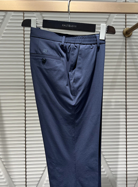 2024春季新款卡尔丹顿专柜正品男士商务休闲长裤 KEBS22210NYG7