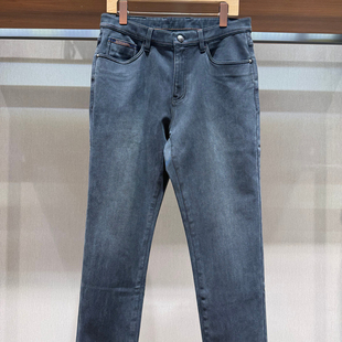 博斯绅威秋冬款BOSSsunwen正品男士休闲厚水洗牛仔裤154318135370