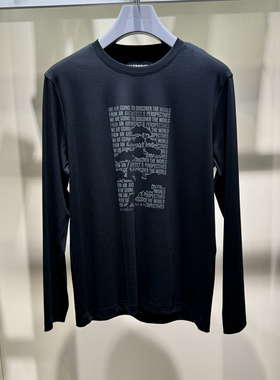 新款卡尔丹顿KALTENDIN专柜正品秋季男装长袖T恤衫AE5W00510RAB1