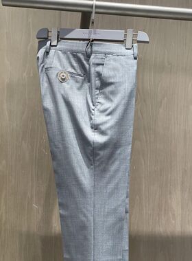 2023新款卡尔丹顿专柜秋季正品男士套西羊毛西裤 KDBS12601NAN1