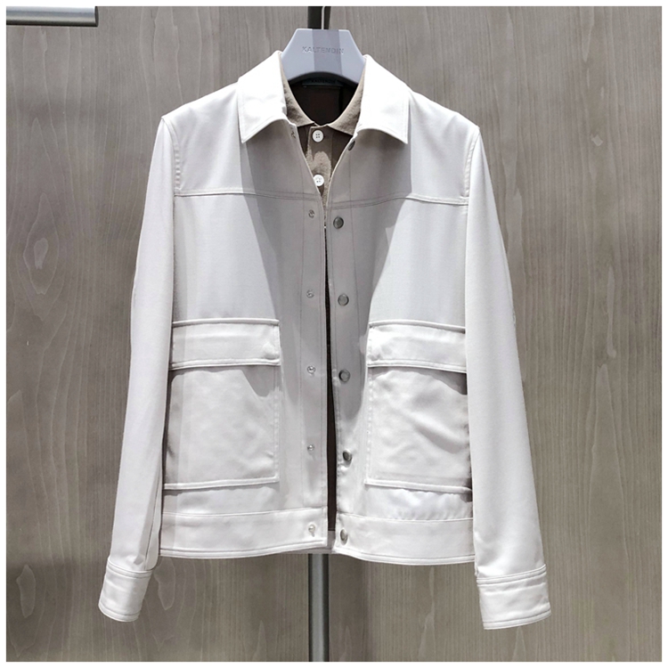 2022新款卡尔丹顿专柜春季正品男士外套羊毛夹克KCCS15104FAW3