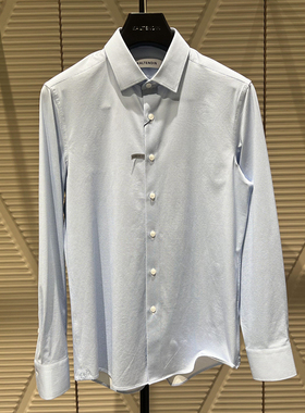 2024新款卡尔丹顿专柜春季正品男士长袖衬衫衬衣 KEAS13603HAN2