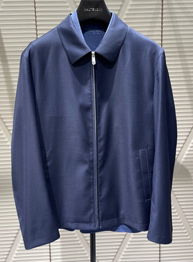 2024新款卡尔丹顿专柜正品春季男士外套羊毛夹克 KEAS15115FAN6