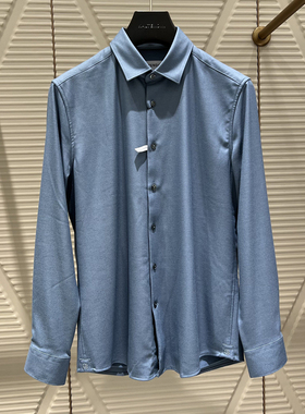 2024新款卡尔丹顿KALTENDIN专柜正品男士长袖衬衫KEAW43646PAN2