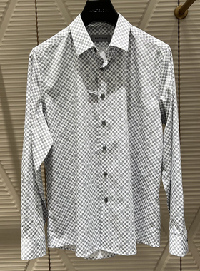 2025春季新款卡尔丹顿专柜正品男士商务长袖衬衫 KFDS23604HHG3