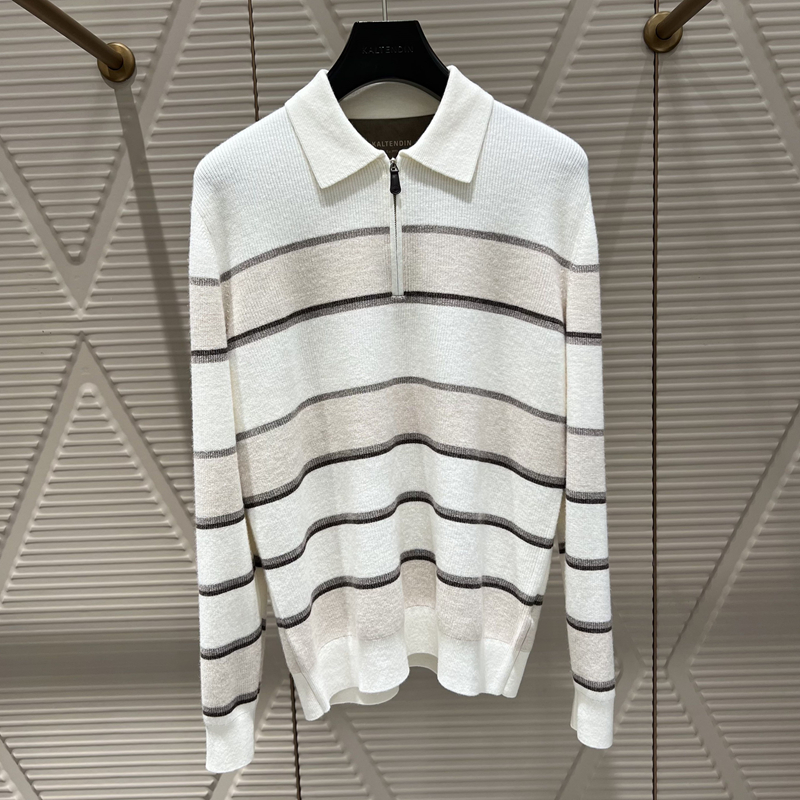 2024新款卡尔丹顿专柜正品秋冬男装休闲长袖羊毛衫 KEBW54117FAW2