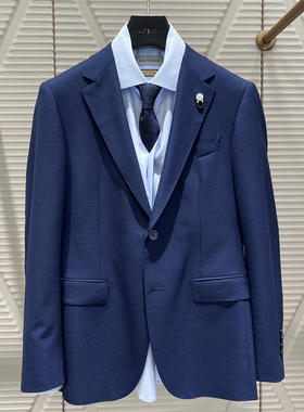2024新款卡尔丹顿正品秋冬季男装套西羊毛西服外套 KEAW11627DAN8