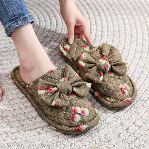 起彩包脚静音国潮室内舒适拖鞋