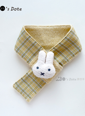 原创猫咪围巾宠物围脖卡通保暖围兜狗狗装饰用品