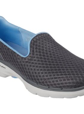 代购skechers斯凯奇女鞋舒适套脚一脚蹬轻便运动鞋健步鞋124508