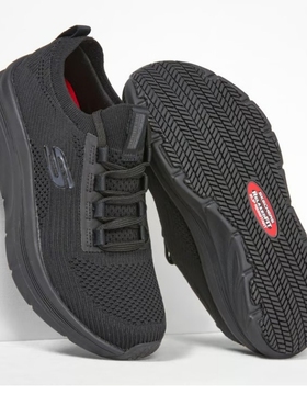 代购美国进口斯凯奇女鞋舒适一脚蹬闪穿系带缓震耐磨运动鞋108017