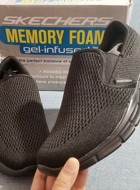 美国代购Skechers斯凯奇男鞋运动鞋舒适透气健步轻便低帮鞋51509