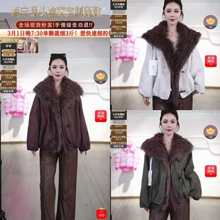 狐狸毛领派克服鹅绒5801 芊芊粉丝专享