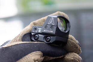 阿梅里格洛真铁1x28毫米大视窗镜高清抗震红点模型弹弓玩具摆件