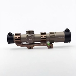 速瞄1.2-6倍镜瞄准八倍十字高清望远镜模型器材挂墙弹弓玩具备件