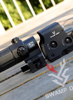 沼泽鹿金属全息红点558G33侧翻模型20MM快拆固定3倍放大模型弹弓