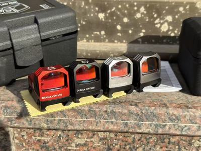 DIANA哨兵RMR红点全息瞄准i器高透光胶合镜片高清弹弓玩具配件装