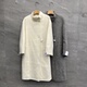 欧洲站2025冬季 外套潮 双面羊绒大衣时尚 新款 女士立领双排扣中长款